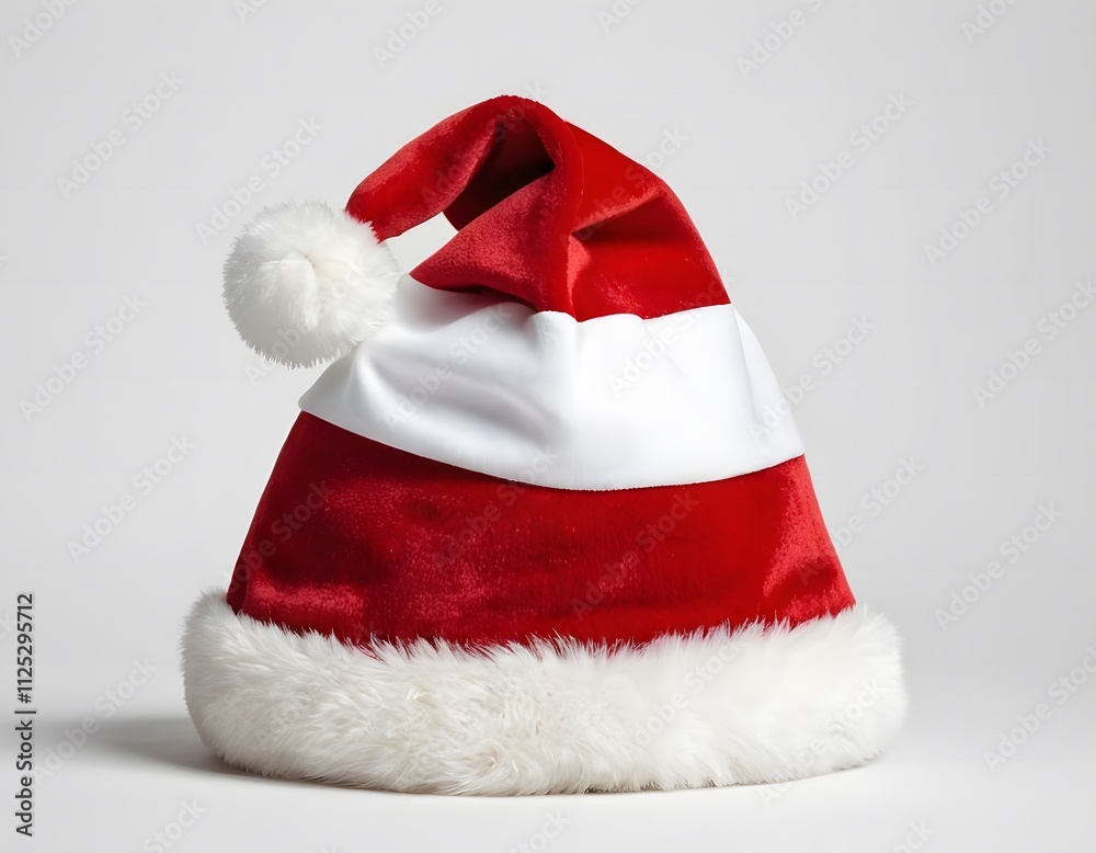 santa claus red hat isolated on white background santa claus red hat isolated on white background