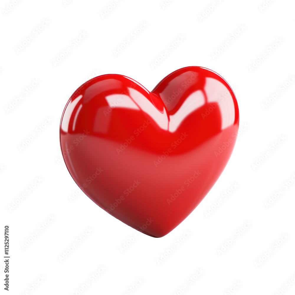 Red Heart Symbol on transparent background Red Heart Symbol on transparent background