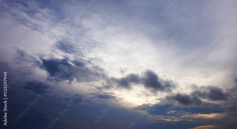clear sky, bright blue morning sky with white clouds, suitable for the background clear sky, bright blue morning sky with white clouds, suitable for the background