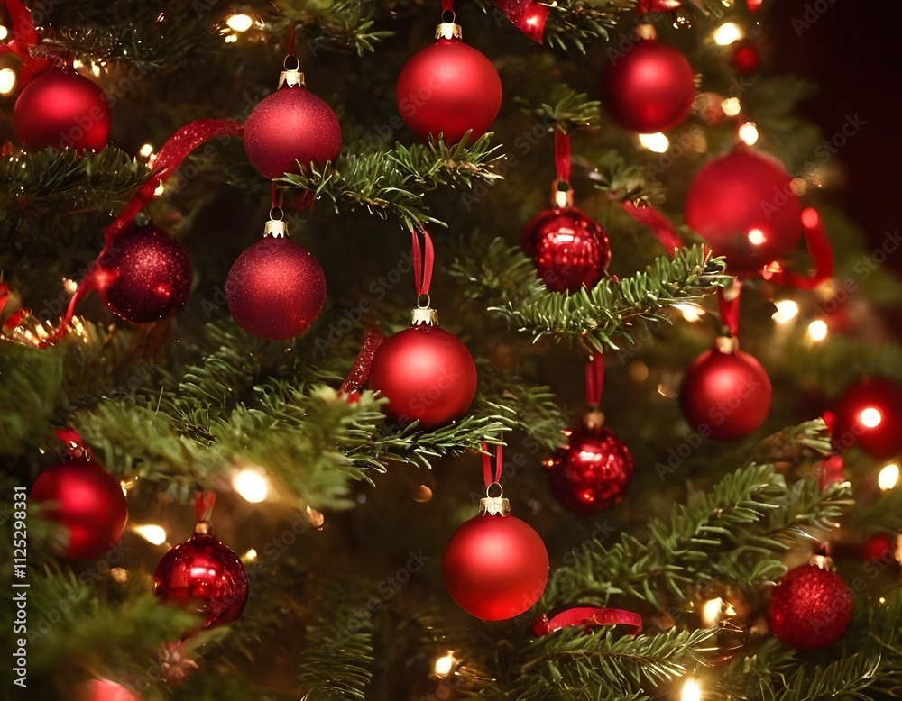 christmas tree with balls christmas tree with balls