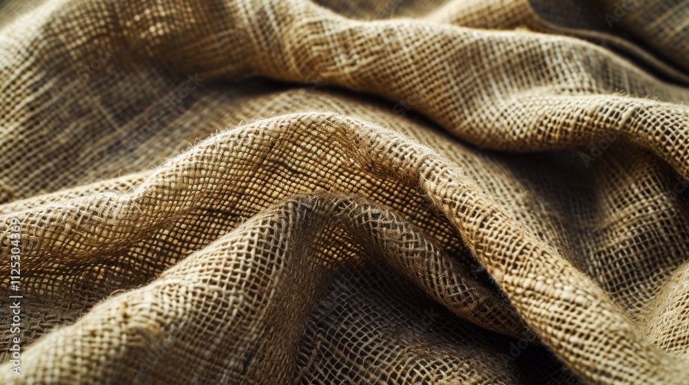 Retro Burlap Texture Background. Close-up of Woven Hessian Fabric in Natural Tones Retro Burlap Texture Background. Close-up of Woven Hessian Fabric in Natural Tones