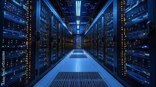 Inside Large Data Center