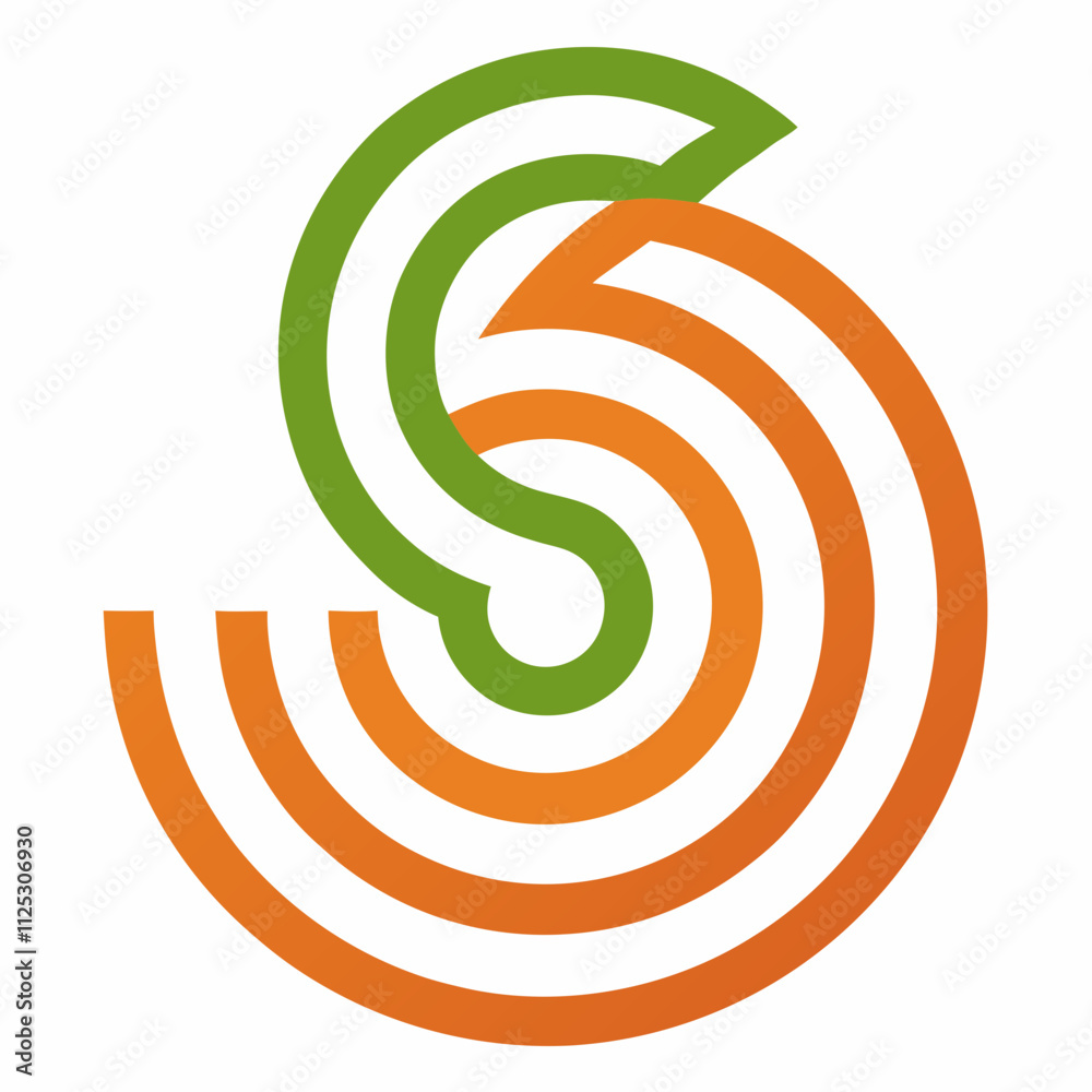 Geometric Spiral Design: Minimalist Repeating Shapes and Clean Text Geometric Spiral Design: Minimalist Repeating Shapes and Clean Text