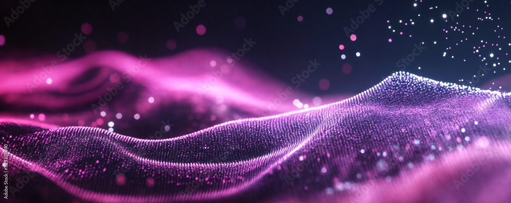 Abstract Data Flow Ramp. Wireless Network Connection Technology Concept. Abstract Data Flow Ramp. Wireless Network Connection Technology Concept.