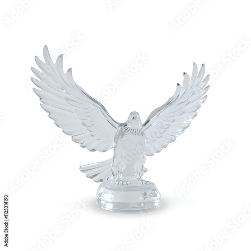 Wallpaper Mural Stunning crystal eagle sculpture with outstretched wings captivating presence, photograph of still life concept. Torontodigital.ca