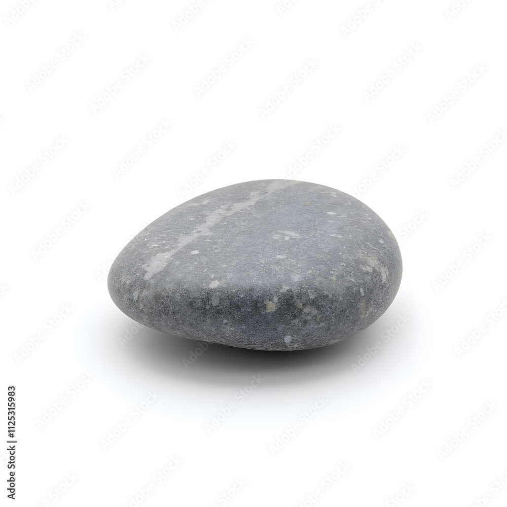 A smooth gray pebble on a minimalist background for tranquil aesthetic appeal, photography of still life concept. A smooth gray pebble on a minimalist background for tranquil aesthetic appeal, photography of still life concept.