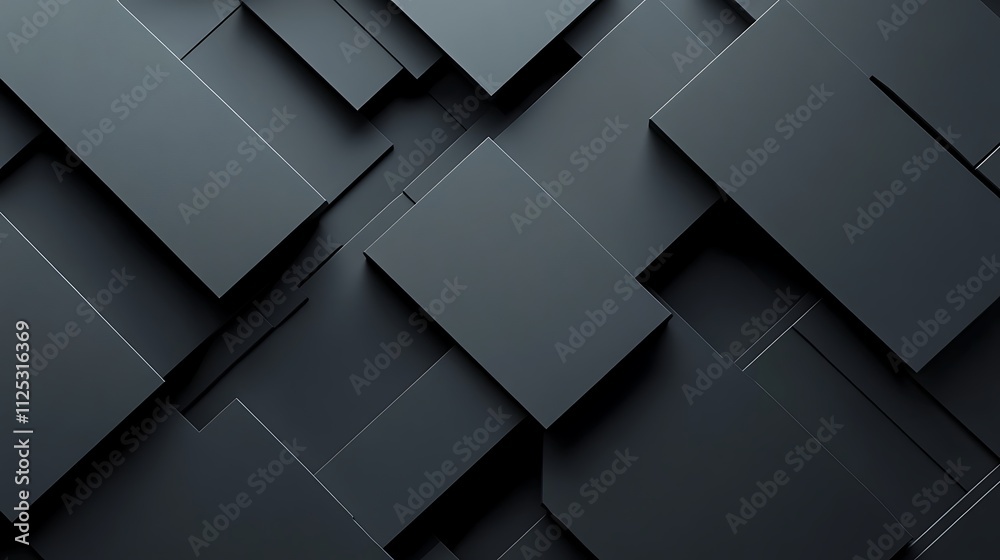 Abstract Dark Grey Geometric Rectangular Shapes Pattern Abstract Dark Grey Geometric Rectangular Shapes Pattern