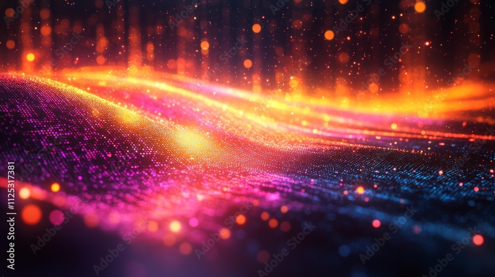 Blurred computer code with colorful lines and technology background. Generative AI Blurred computer code with colorful lines and technology background. Generative AI