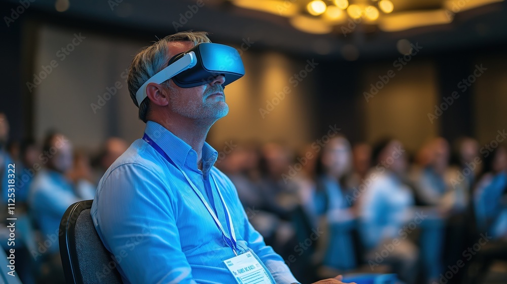 Immersive virtual reality experience during a professional conference Immersive virtual reality experience during a professional conference