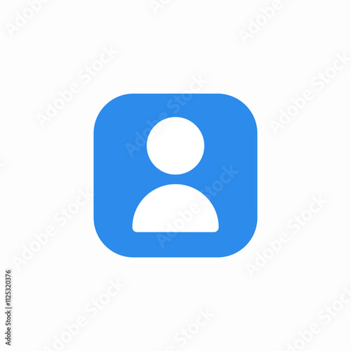 user profile icon sign vector