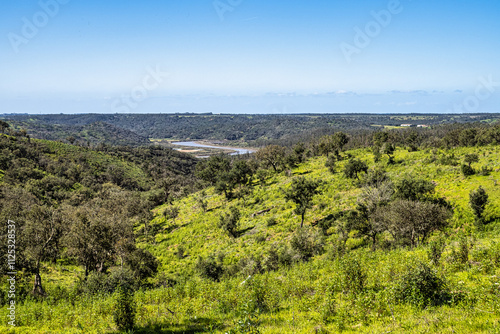 Walking from Troviscais to the River Mira, Vicentine Coast Natural Park Portugal, Rota Vicentina Coast. photo