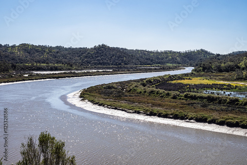 Walking from Troviscais to the River Mira, Vicentine Coast Natural Park Portugal, Rota Vicentina Coast. photo