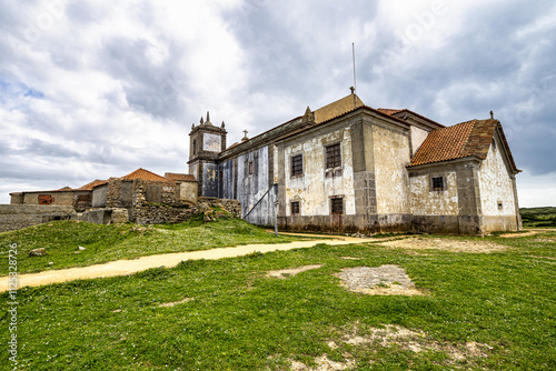 Santuario de Nossa Senhora do Cabo Espichel, located to the west of Sesimbra, Portugal photo