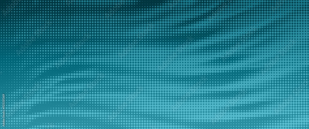 Obraz premium abstract blue-green background with halftone texture