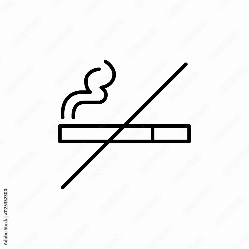 smoking prohibited icon sign vector smoking prohibited icon sign vector