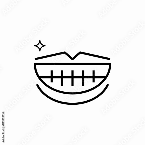 shiny smile icon sign vector