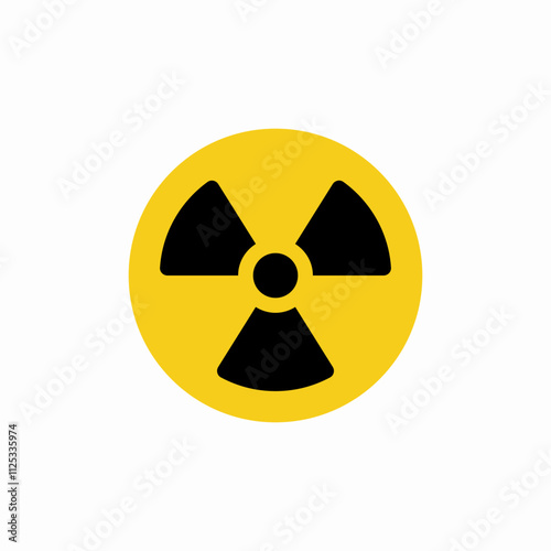 biohazard warning icon sign vector