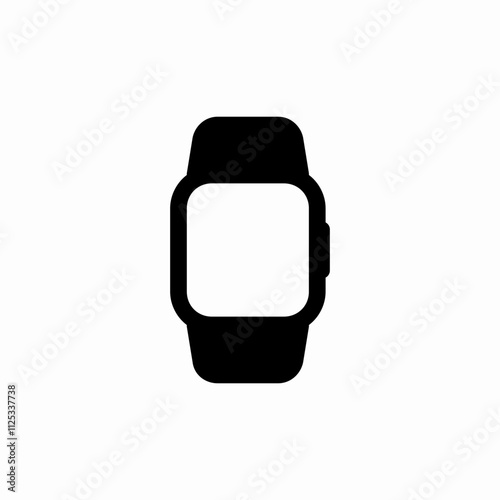 smart watch icon sign vector