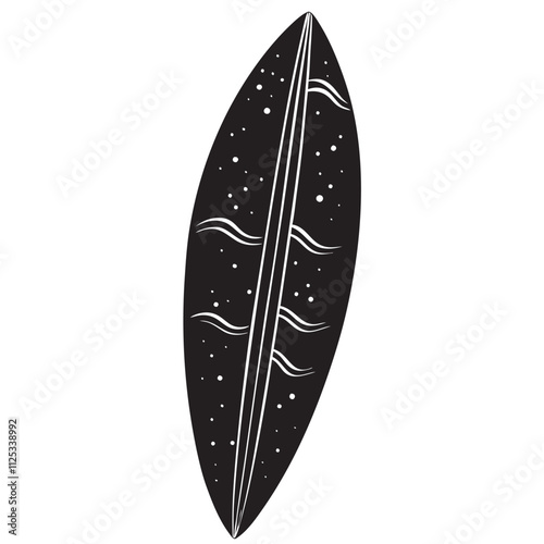 Surfboard silhouette