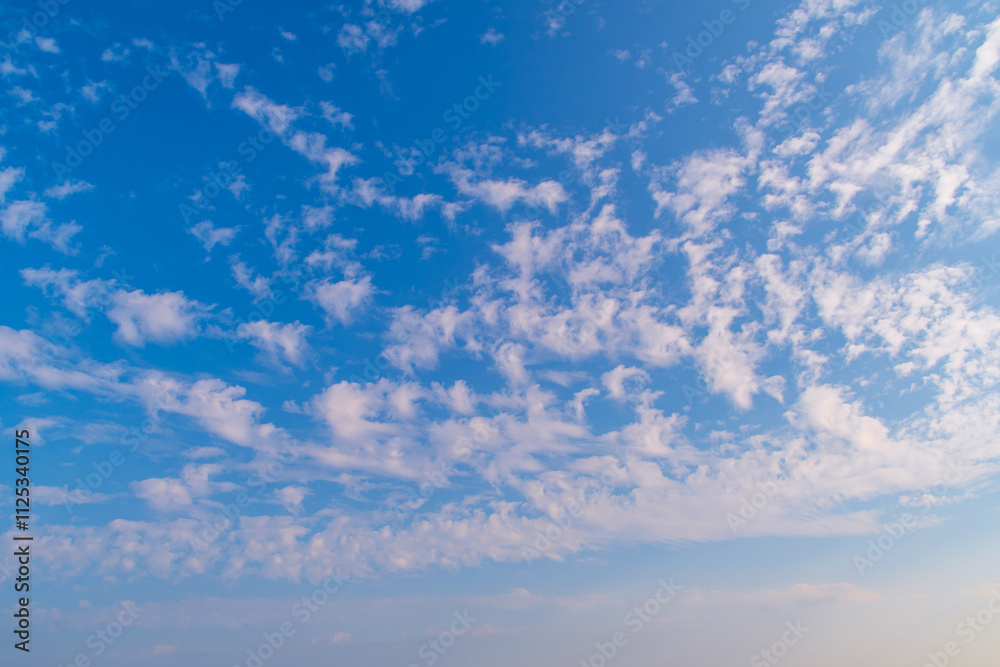 Blue sky and white clouds in the morning at sunrise. Blue sky and white clouds in the morning at sunrise.