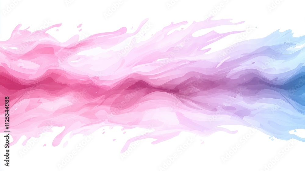 Soft Waves of Pink and Blue Fluid Abstract Background Design Soft Waves of Pink and Blue Fluid Abstract Background Design