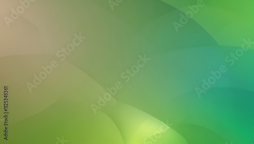 Abstract green gradient background. Generative Ai.