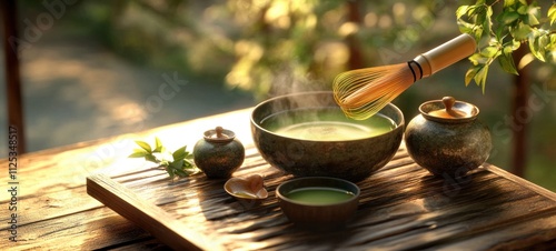 Serene Matcha Tea Ceremony: A Moment of Tranquility