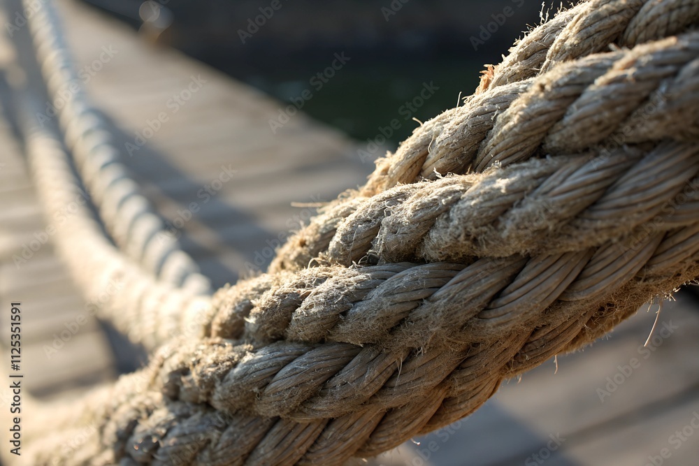 rope on a board