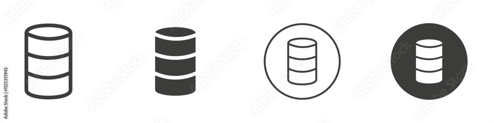 Barrel icon Simple outline vector logo Barrel icon Simple outline vector logo