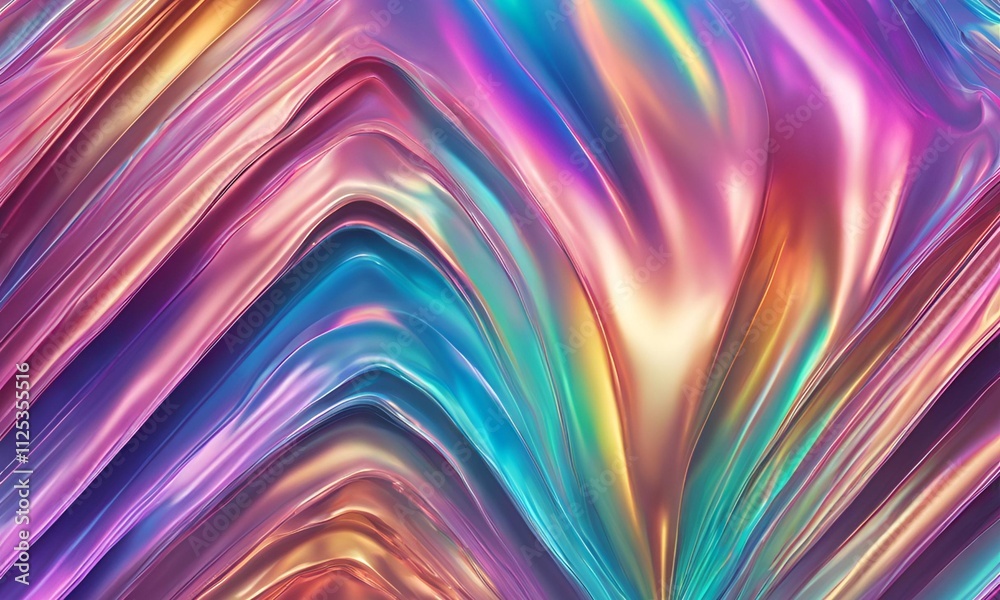 Holographic rainbow foil iridescent texture abstract hologram background Holographic rainbow foil iridescent texture abstract hologram background
