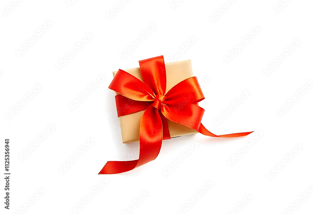 Red gift bow with smooth ribbons, isolated on white background. PNG transparent. Red gift bow with smooth ribbons, isolated on white background. PNG transparent.