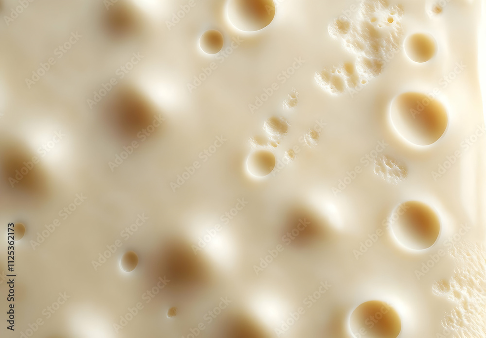 A close-up of a cheese texture with holes, placed on a white background, captured in extraordinary detail, showcasing the rich texture and pattern. A close-up of a cheese texture with holes, placed on a white background, captured in extraordinary detail, showcasing the rich texture and pattern.