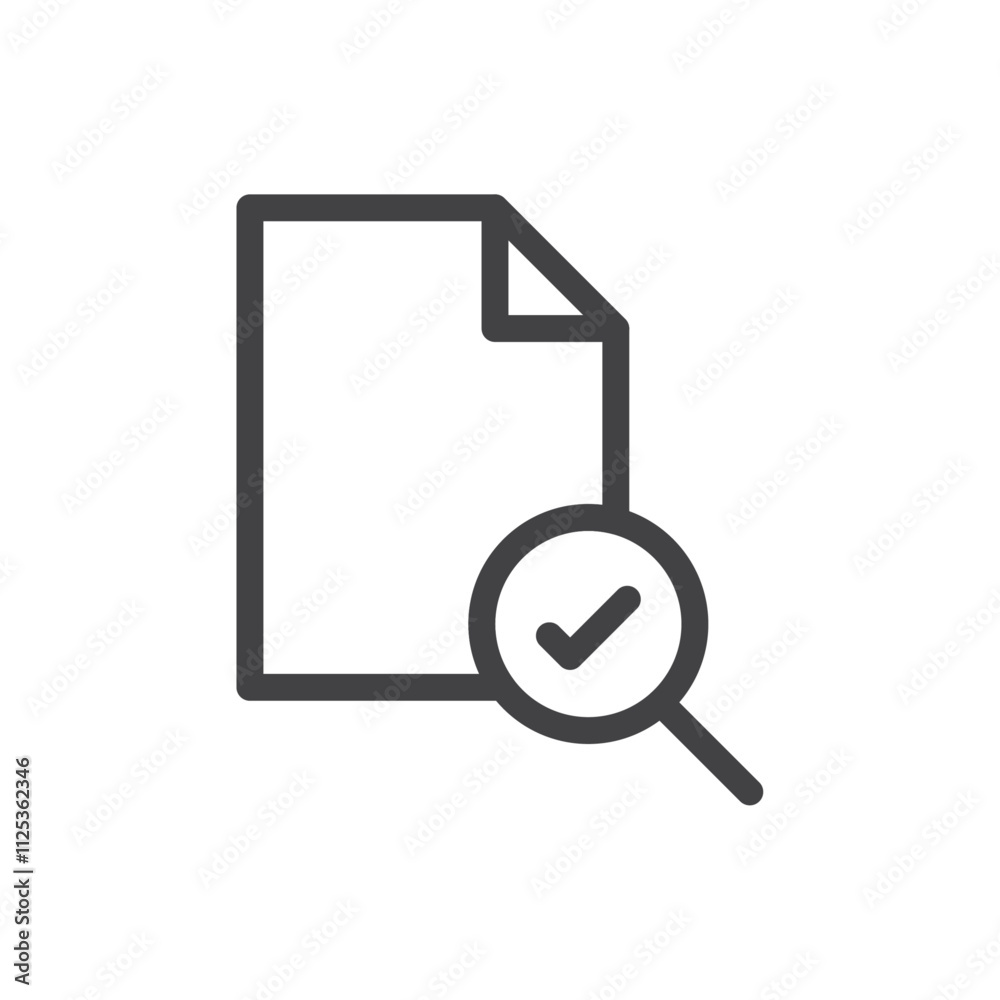 Compliance Check icon Simple outline vector logo Compliance Check icon Simple outline vector logo