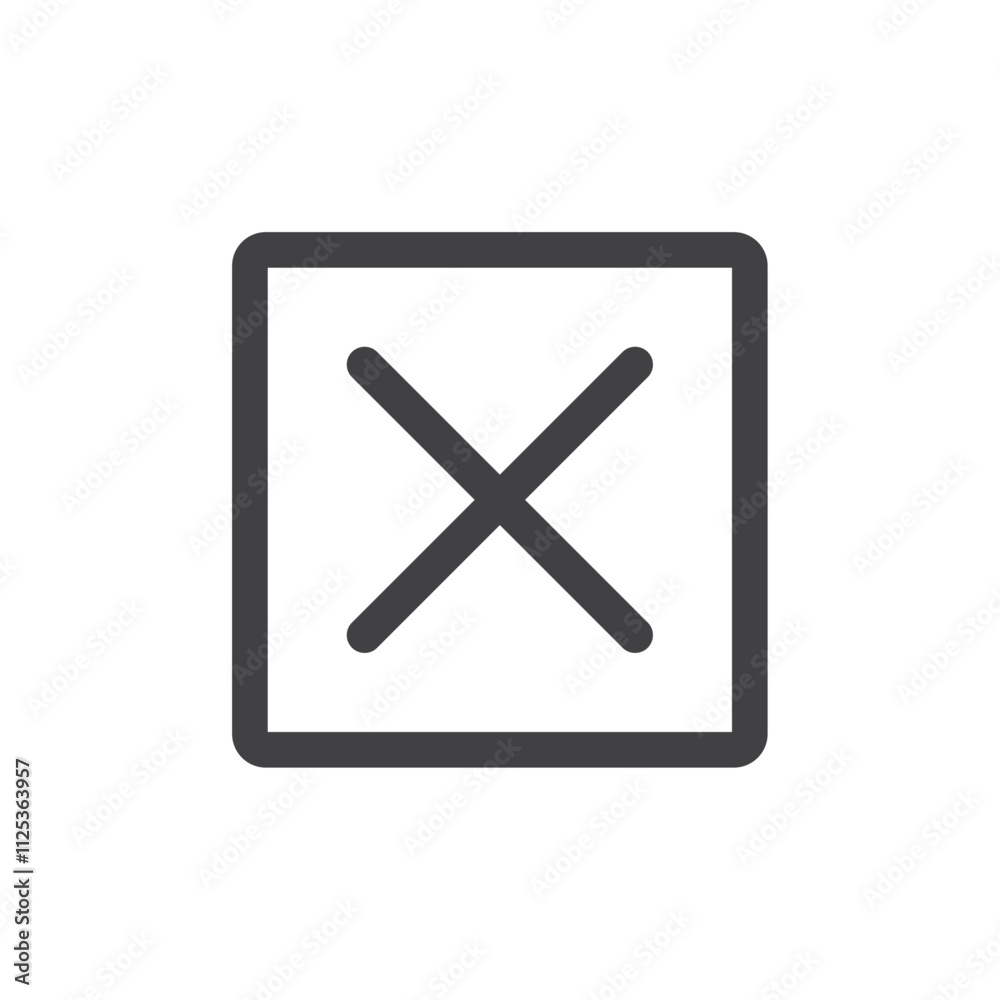 Remove icon Simple outline vector logo Remove icon Simple outline vector logo