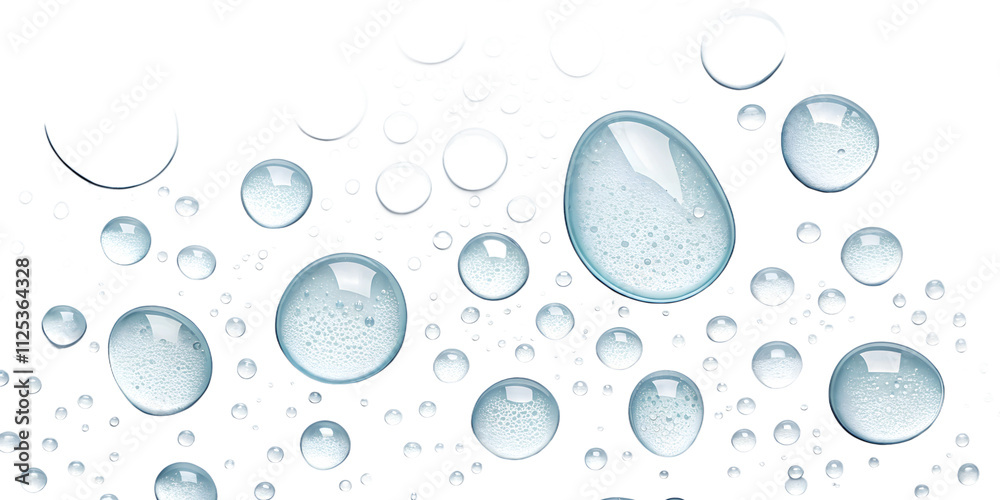 water drops on blue background isolated on white background water drops on blue background isolated on white background