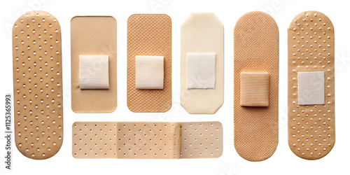 bandage on white background