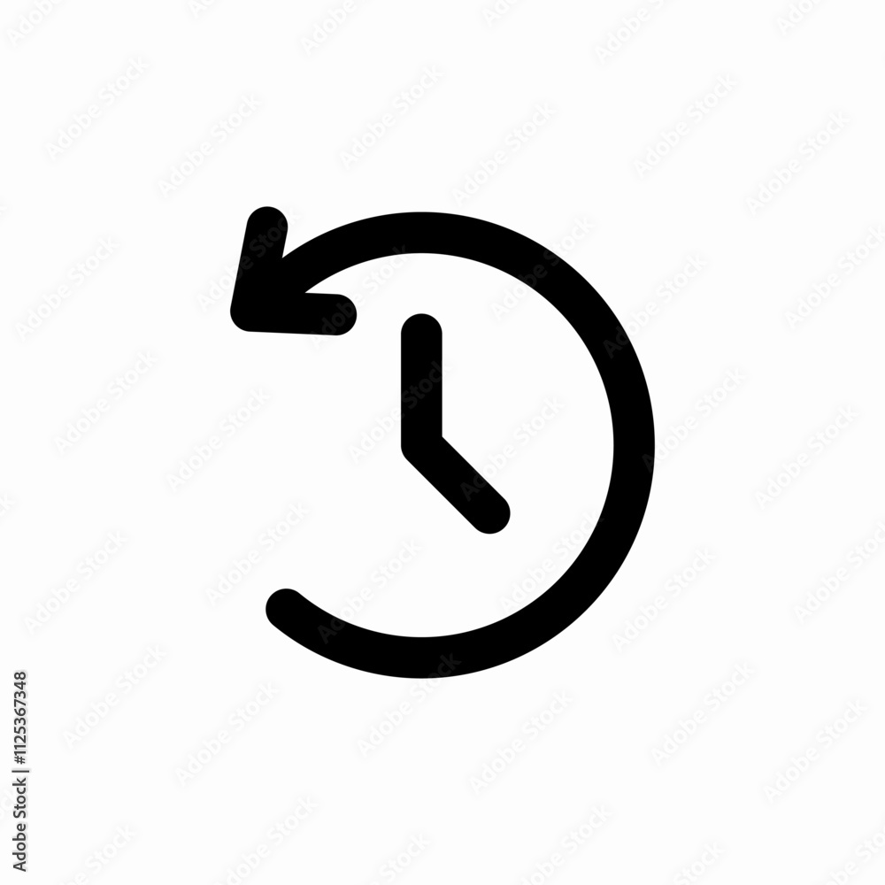 browser history icon sign vector browser history icon sign vector