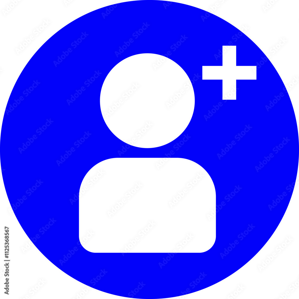 Fototapeta premium Blue color user icon design People icon design
