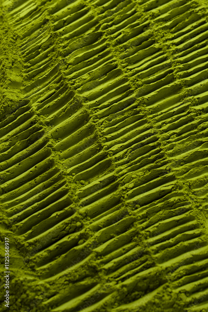 Fototapeta premium Matcha tea, matcha powder as a background.