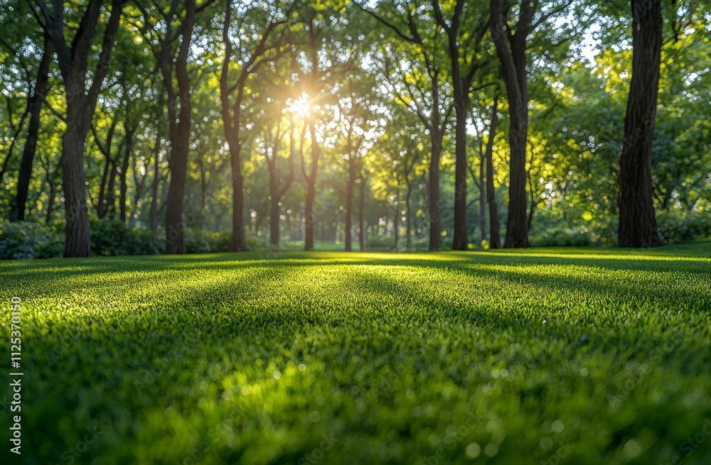 A green summer city park scene with tall trees and a lawn, set against the backdrop of a sunny day in a typical European park. A green summer city park scene with tall trees and a lawn, set against the backdrop of a sunny day in a typical European park.