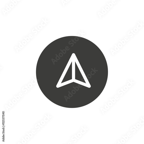 Free Download arrow compass icon simple vector symbol - GFXLoad