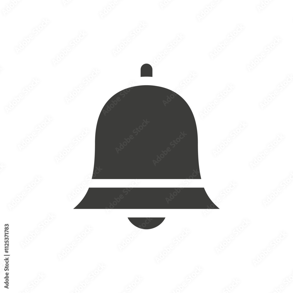 Bell icon simple vector symbol Bell icon simple vector symbol