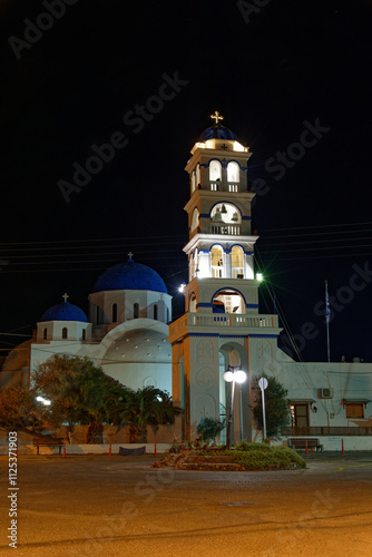 Griechenland - Santorini - Perissa - Heilig-Kreuz-Kirche