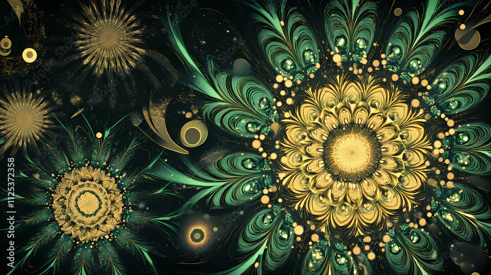 Fototapeta premium abstract black background