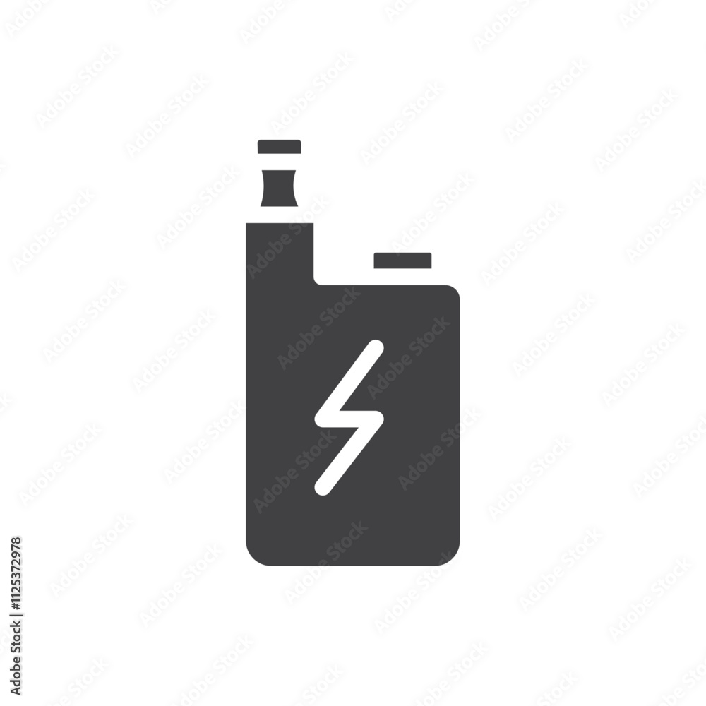 Electronic cigarette icon simple vector symbol Electronic cigarette icon simple vector symbol