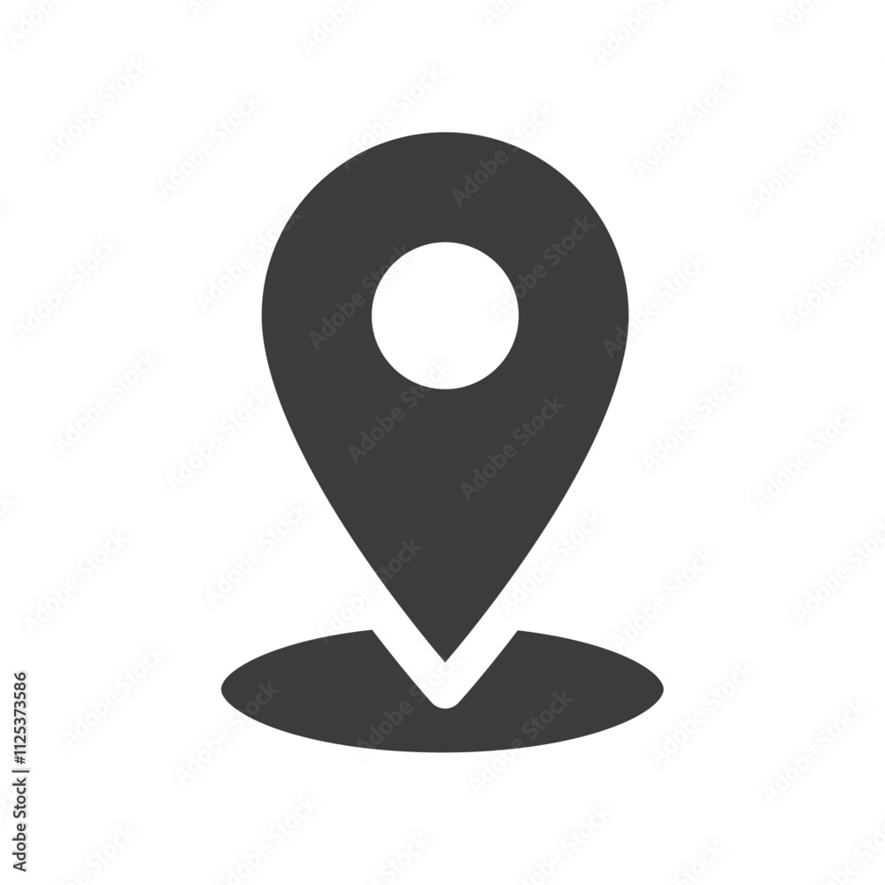 Location icon simple vector symbol Location icon simple vector symbol