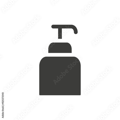 Liquid soap icon simple vector symbol