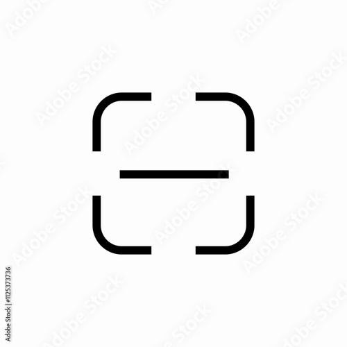 scan scanner icon sign vector