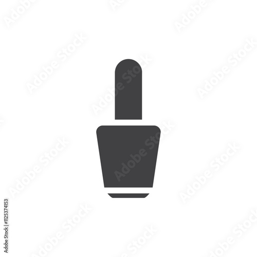 Nail polish icon simple vector symbol