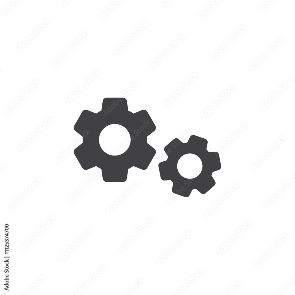 setting icon simple vector symbol setting icon simple vector symbol